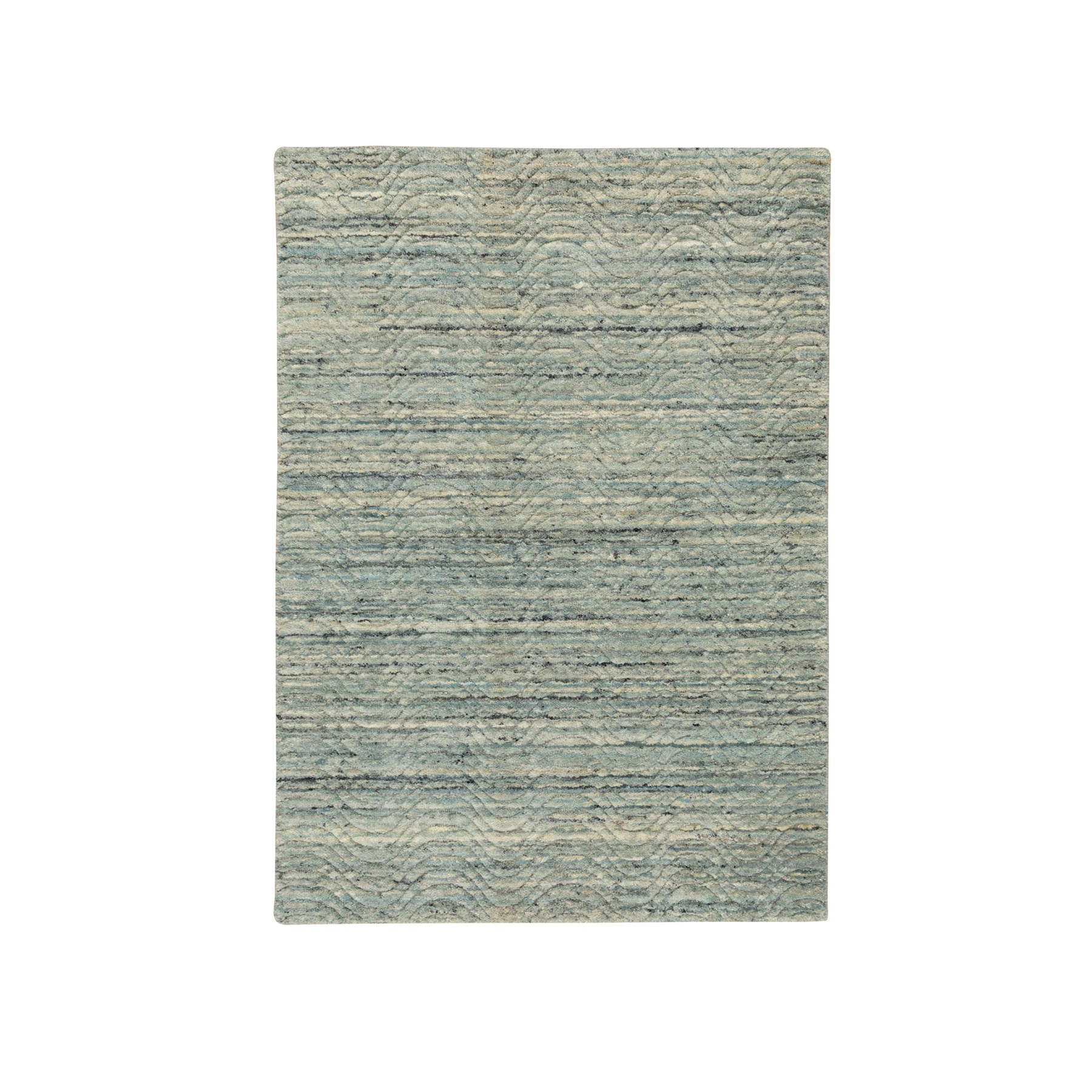 Modern & Contemporary Wool Power-Loomed Area Rug 3'0